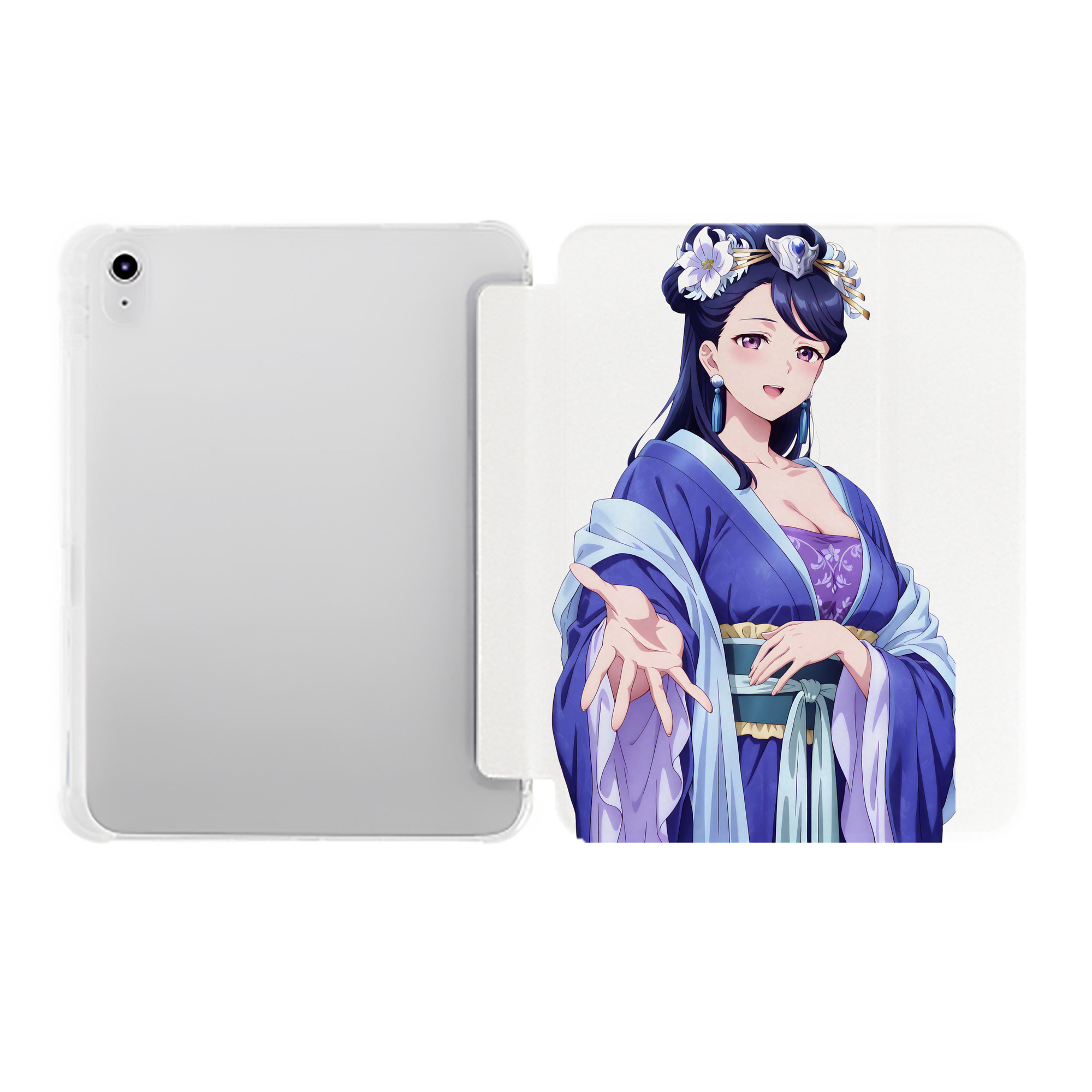 （画像用） 薬屋のひとりごと The Apothecary Diaries IPad ケース ペン収納付き 三つ折りスタンド PUレザー×シリコン 対応機種9.5/10.5/10.9インチ